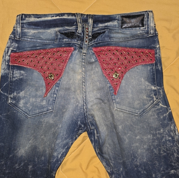Robin's Jean Other - Robin's Jean In Blue with Red Accents